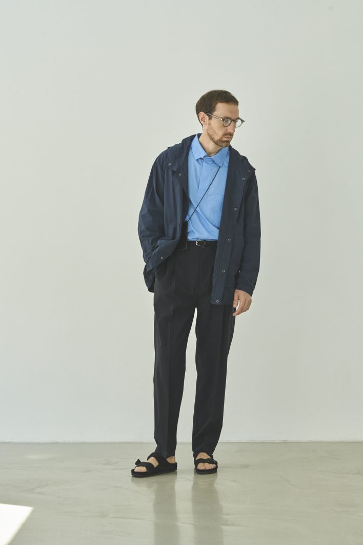 未使用　STILL BY HAND  24SS コート  black navy 38106-708x1062.jpg